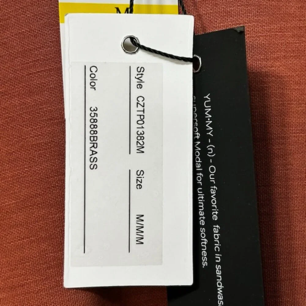 NWT Cable & Gauge Sport Yummy Sandwashed Supersoft Modal Tunic Top Tee - Picture 6 of 13